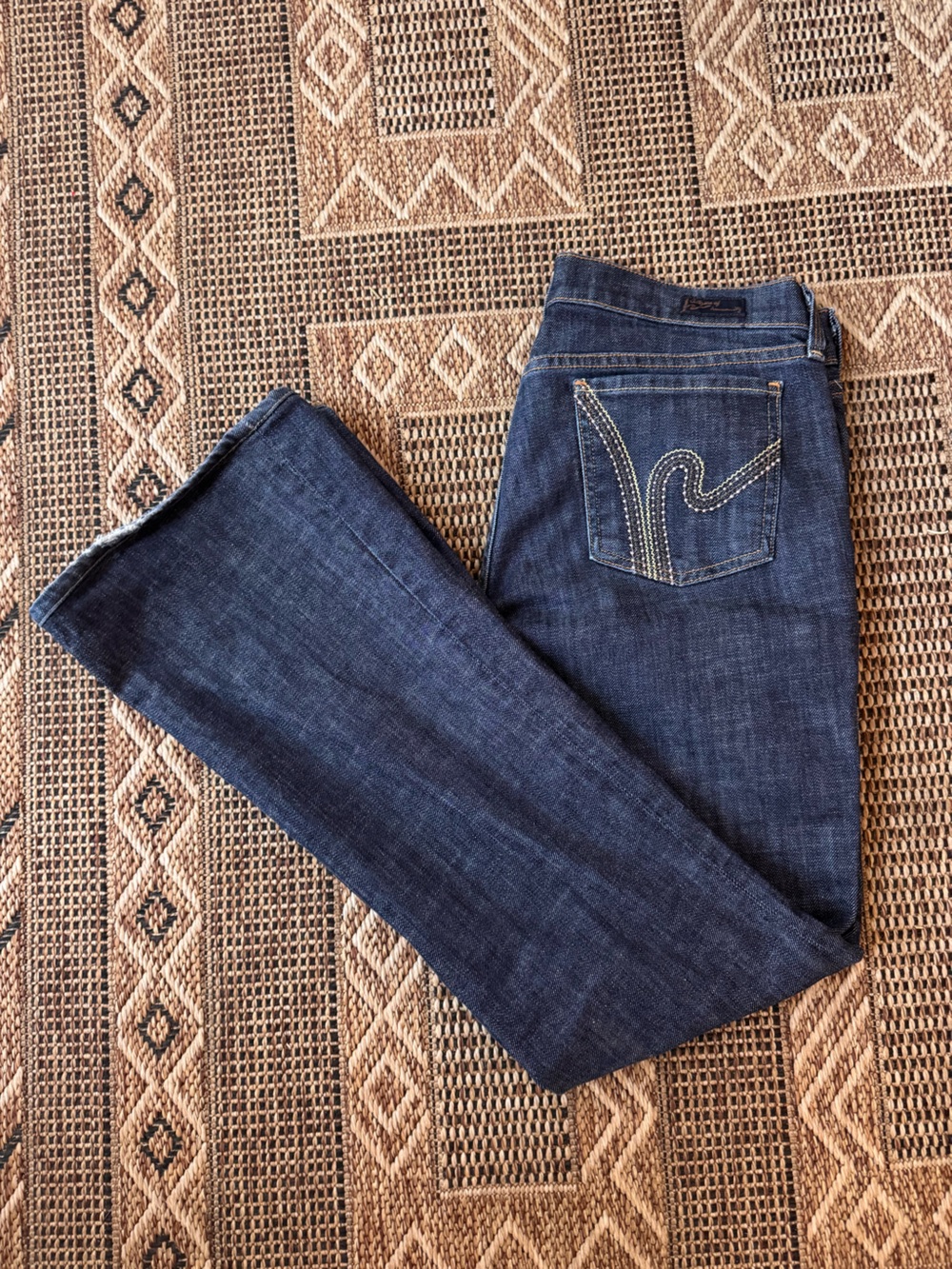 CITIZENS OF HUMANITY Ric Rac #109 Low Rose Flare Jeans 29